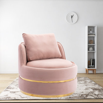 everly quinn barrel chair